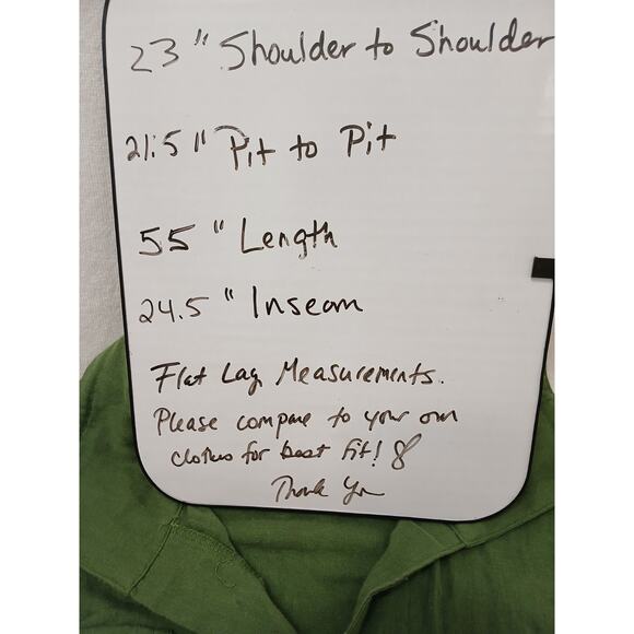 Lumiere Boiler Long Jumpsuit Size S Olive Cargo Gorp Safari Charlie's Angels - Picture 15 of 16